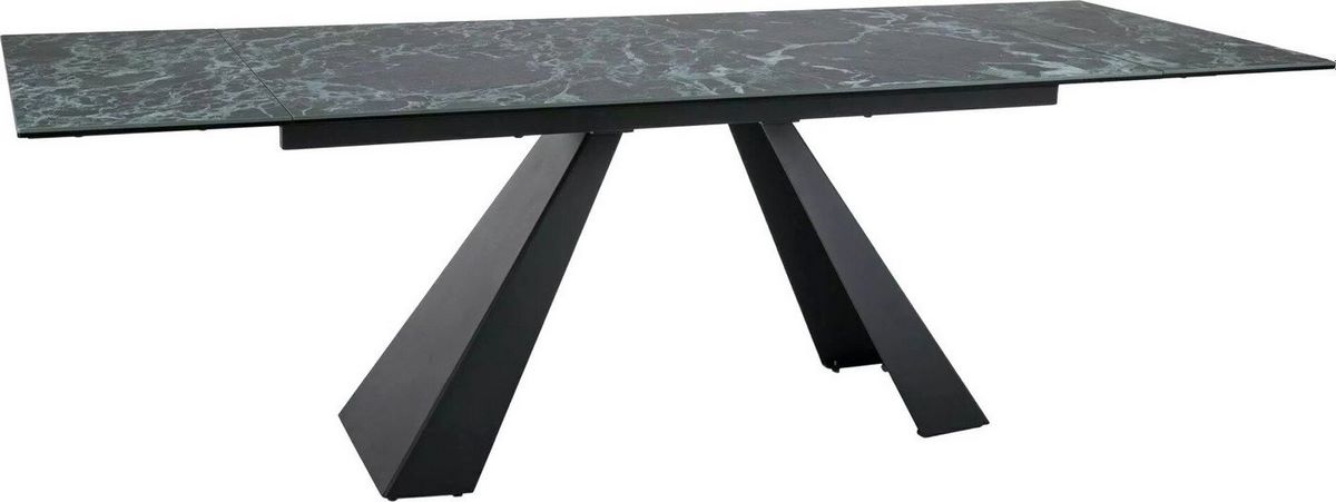 Кухонный стол Signal Salvadore ceramic SALVADORETVC160 (морской/черный матовый) - фото