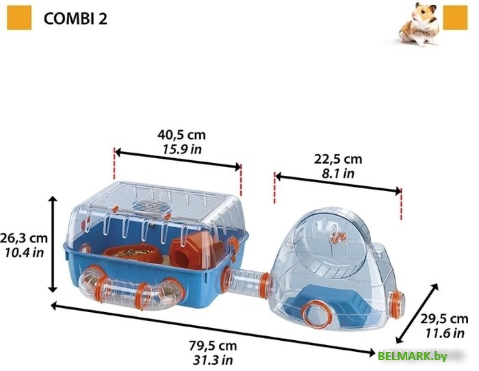 Клетка Ferplast Combi 2 57932599 - фото2