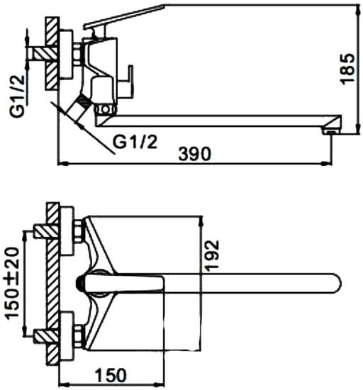 Смеситель FRAP H58 F2258 - фото2