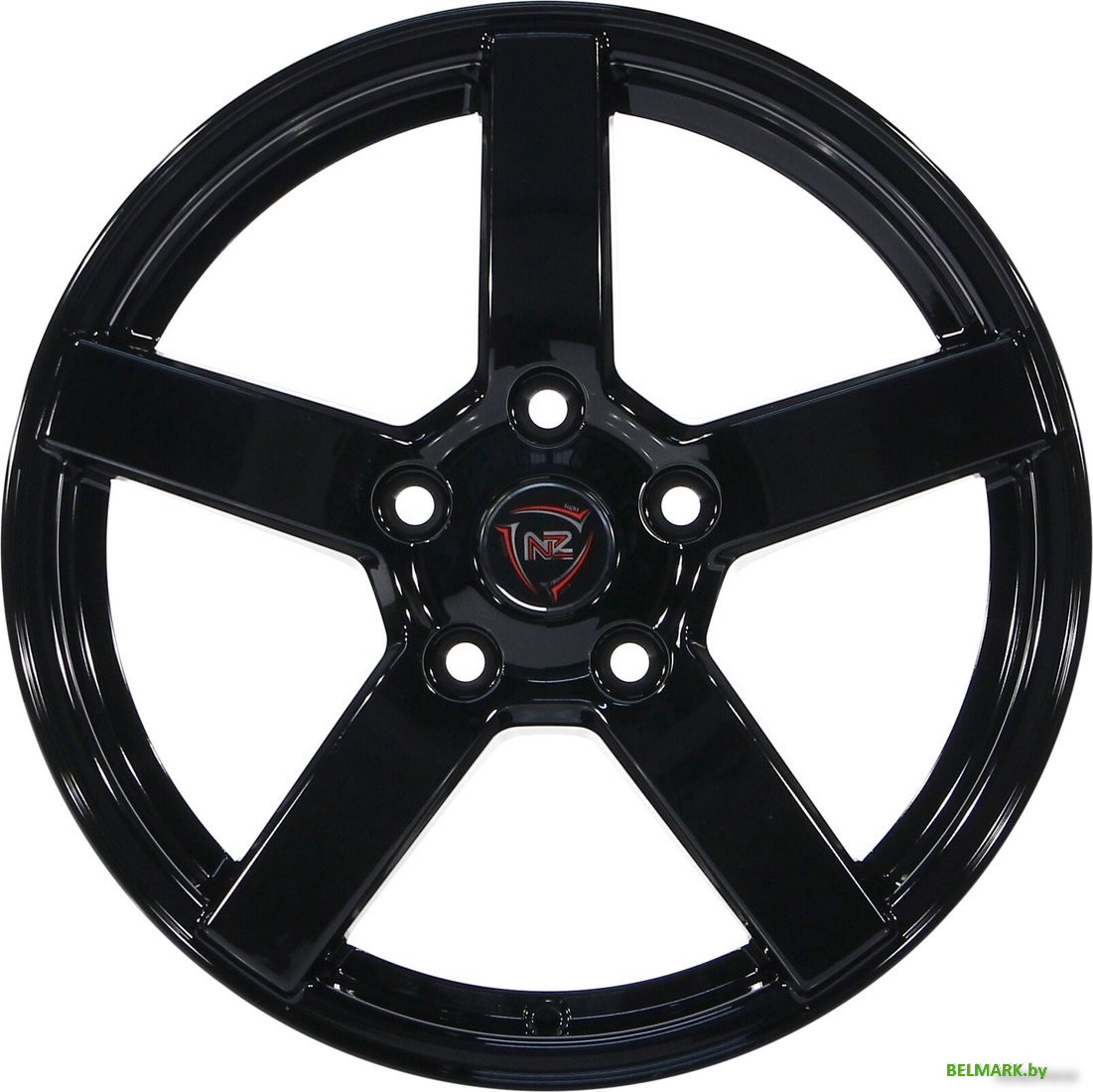 Литые диски NZ R-02 17x7" 4x100мм DIA 60.1мм ET 41мм BLACK - фото2