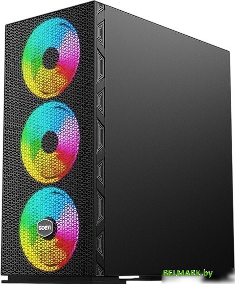 Корпус Soeyi AX8-B20 Tempered Glass - фото2