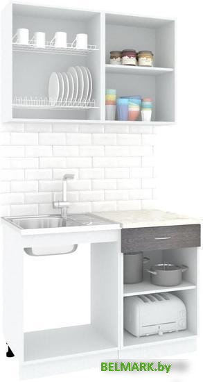 Кухня Кортекс-мебель Корнелия Экстра 1.1м (дуб сонома/марсель) - фото2