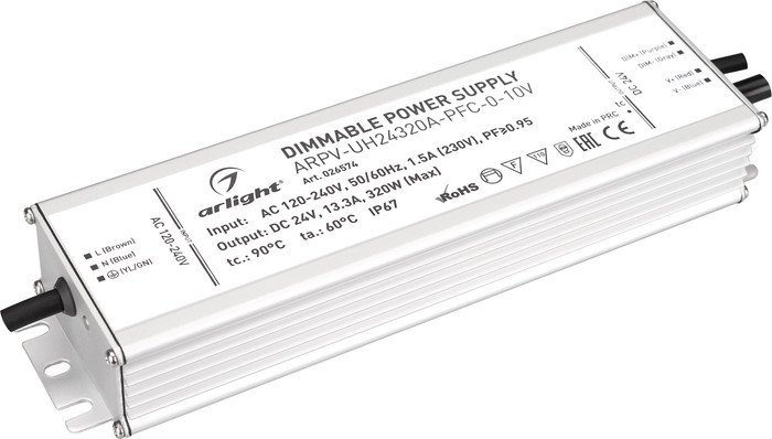 Блок питания Arlight ARPV-UH24320A-PFC-0-10V 026574 - фото