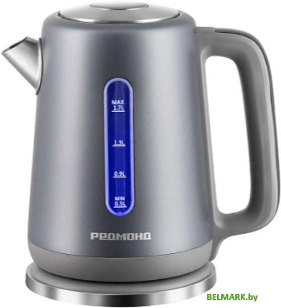 Электрический чайник Redmond KM238 (серо-голубой) - фото