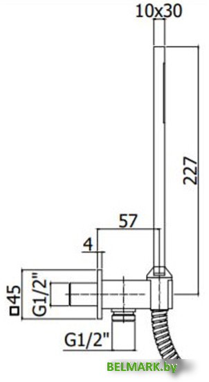 Душевой гарнитур Cezares CZR-DEFA4-BIO - фото2