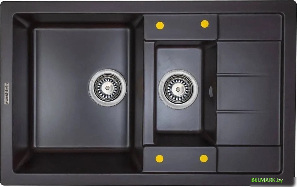 Кухонная мойка Ecoshtein Rechteck 781.5 (мокко) - фото