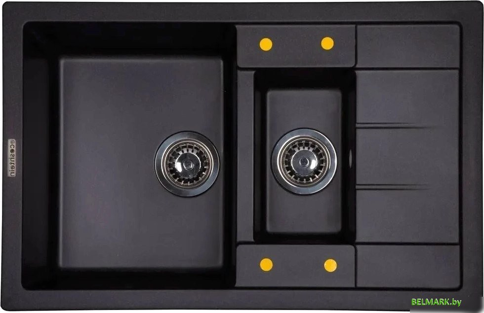 Кухонная мойка Ecoshtein Rechteck 781.5 (антрацит) - фото