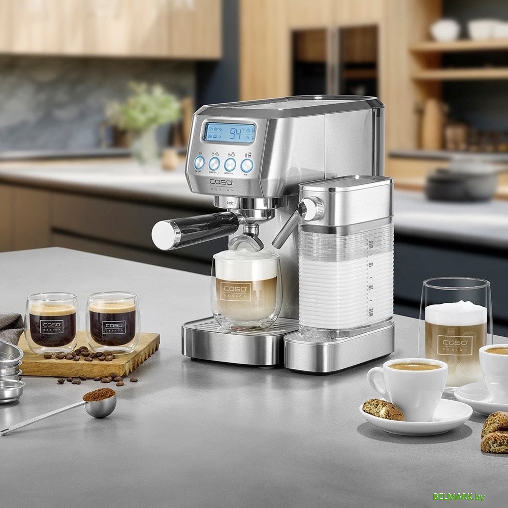 Рожковая кофеварка CASO Espresso Gourmet Latte - фото2