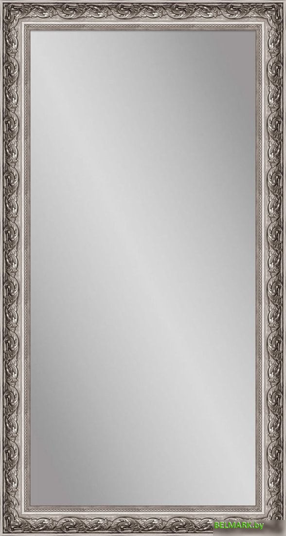 Зеркало Декарт Настенное в раме 8Л1827 (сересбристый хром) - фото