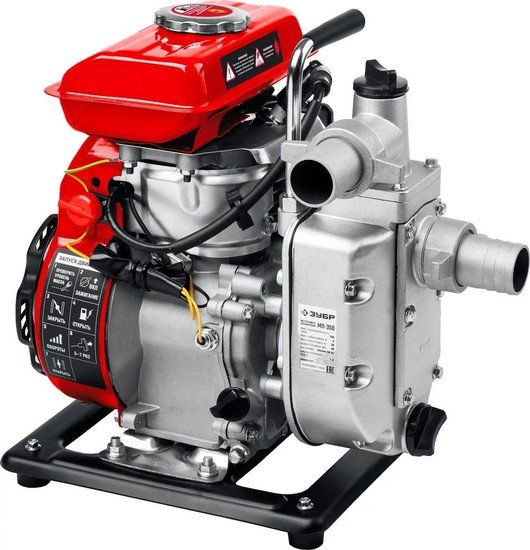 Мотопомпа Зубр Мастер МП-350 - фото2