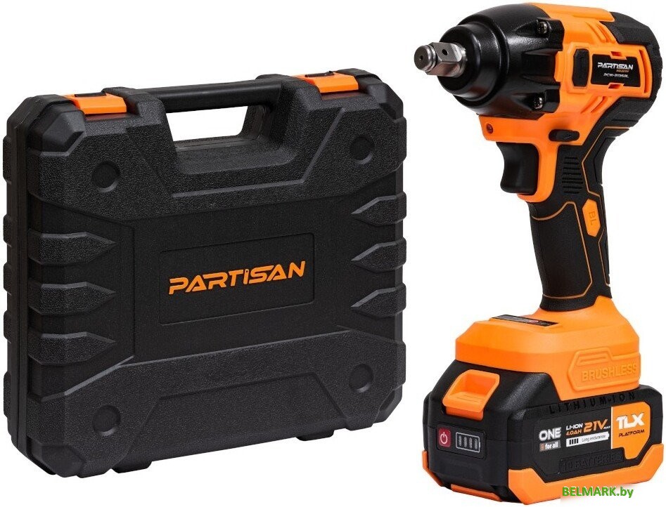 Гайковерт Partisan PCW-2135BL (с 2-мя АКБ, кейс) - фото