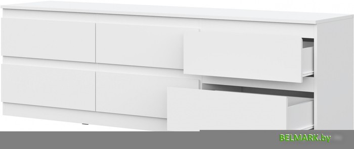 Комод НК-Мебель Stern ТВ-6Я 190 72677770 (белый) - фото2