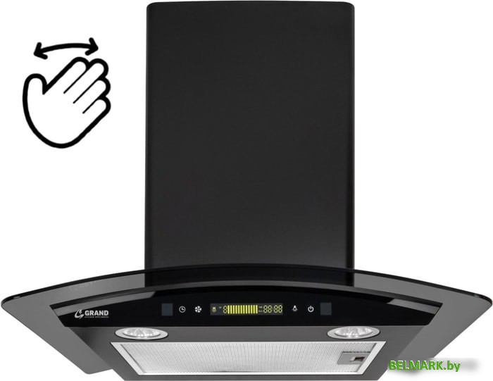 Кухонная вытяжка Grand Blagnac 60 (черный) - фото