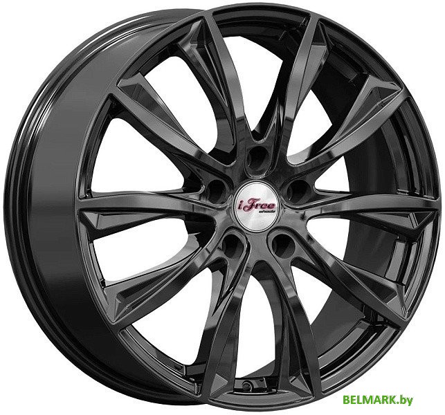Литые диски iFree Кazaнтип 18x7.5" 5x105мм DIA 56.6мм ET 38мм BK - фото