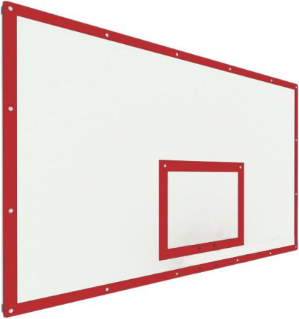 Баскетбольный щит Dinamika ZSO-002099 (красный) - фото