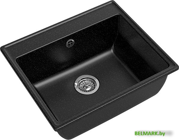 Кухонная мойка GranFest GF-V-580 (черный) - фото