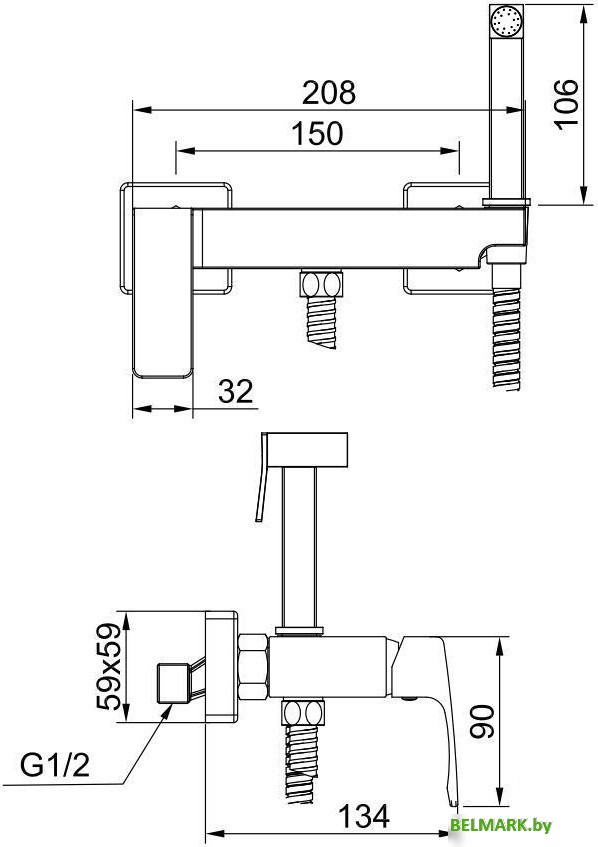 Гигиенический душ Raglo R01.51.09 - фото2