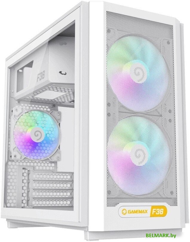 Корпус GameMax F36 WH (белый) - фото