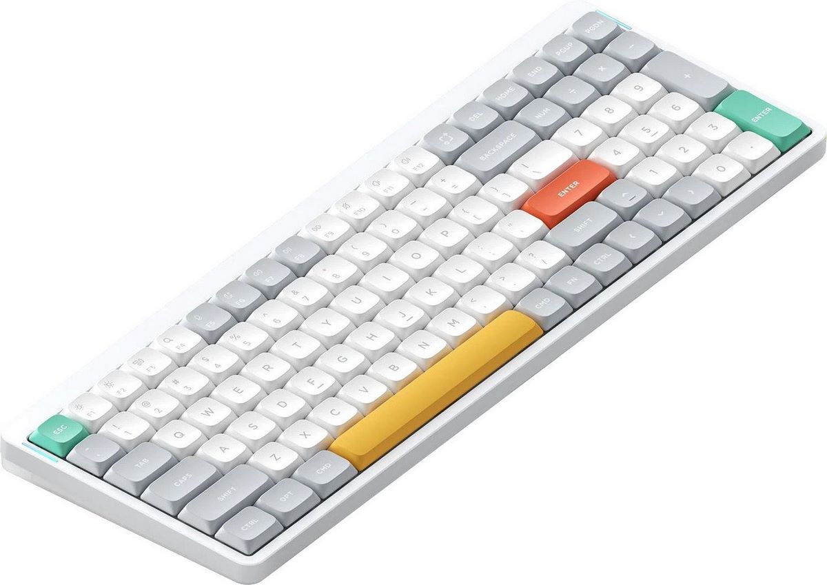 Клавиатура NuPhy Air96 V2 Ionic White (Gateron Low Profile Red 2.0) - фото