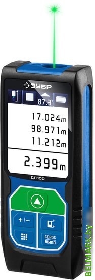 Лазерный дальномер Зубр ДЛ-100 - фото