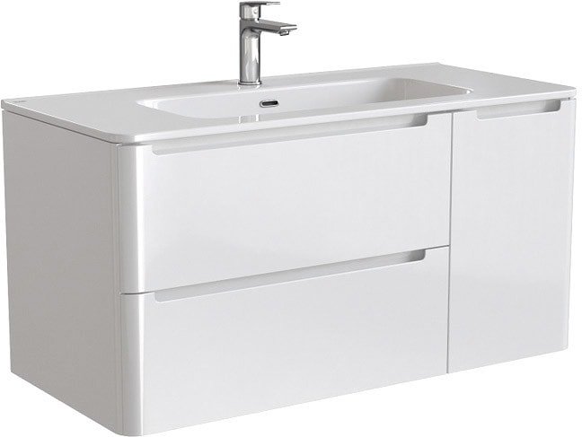 Мебель для ванных комнат IDDIS Тумба под умывальник Edifice 100 EDI80W0i95 - фото