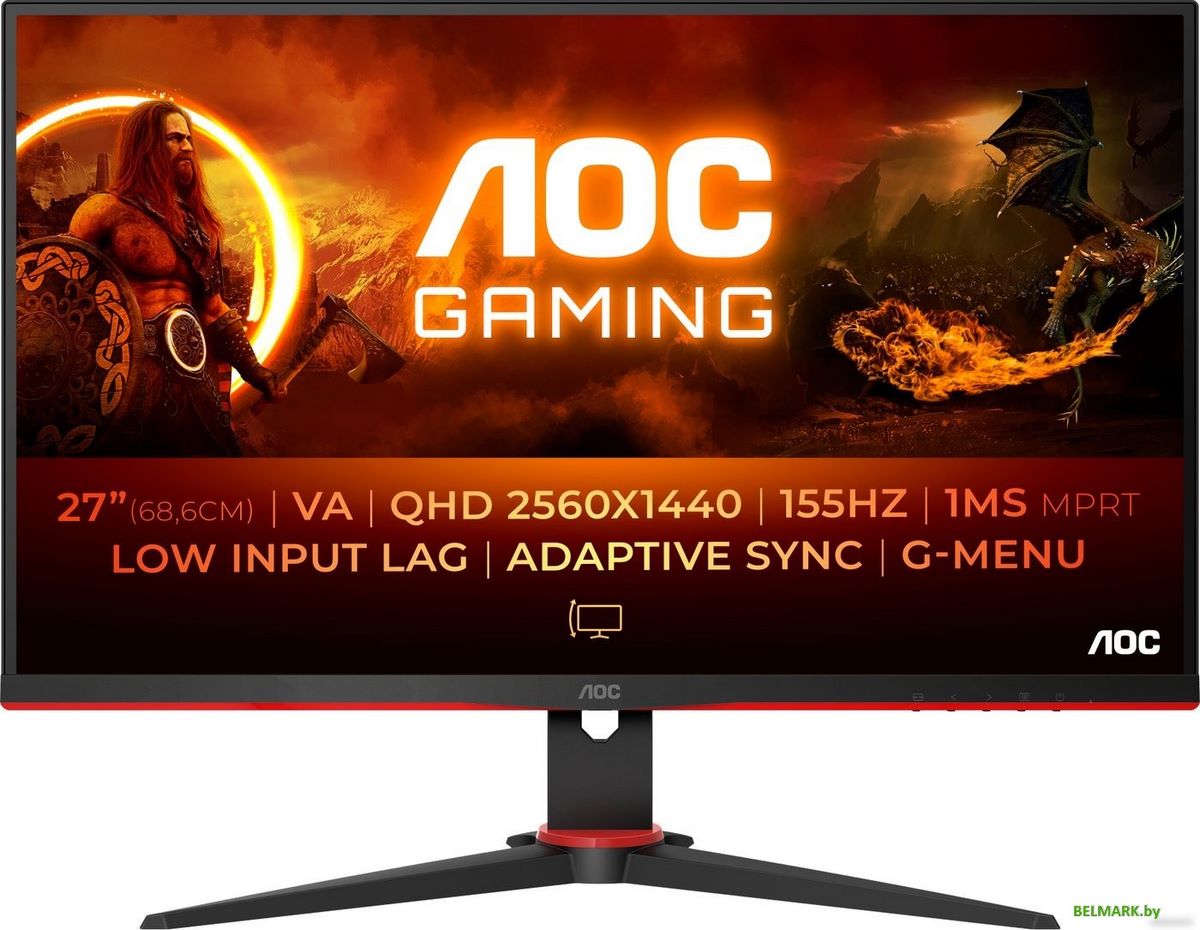 Игровой монитор AOC Gaming Q27G2E/BK - фото