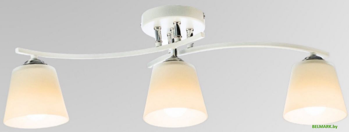 Люстра средней высоты Aitin Pro НПБ 02-3x60-101 N5951/3 (белый/хром) - фото