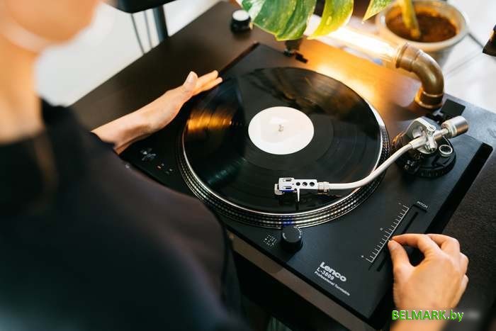 Виниловый проигрыватель Lenco L-3809 (черный) - фото2