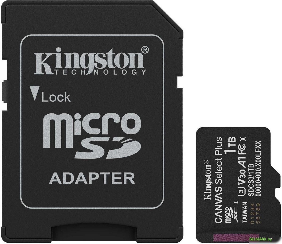 Карта памяти Kingston Canvas Select Plus microSDXC 1TB SDCS3/1TB (с адаптером) - фото