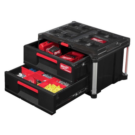 Ящик для инструментов Milwaukee Packout 2 Drawer Tool Box 4932472129 - фото2