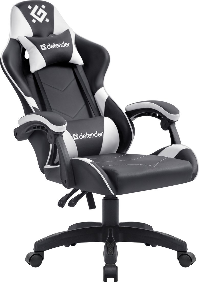 Игровое (геймерское) кресло Defender Companion (черный/белый) - фото2