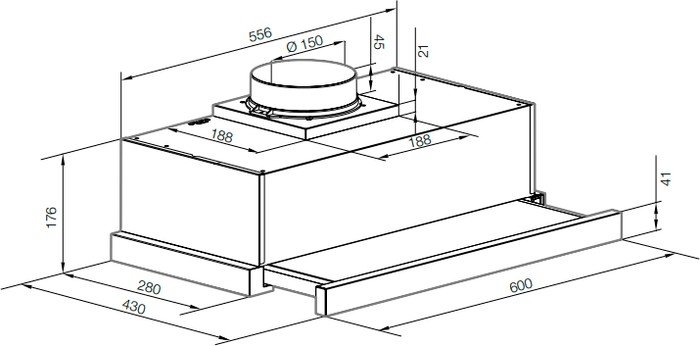 Кухонная вытяжка Graude DHF 60.0 S - фото2