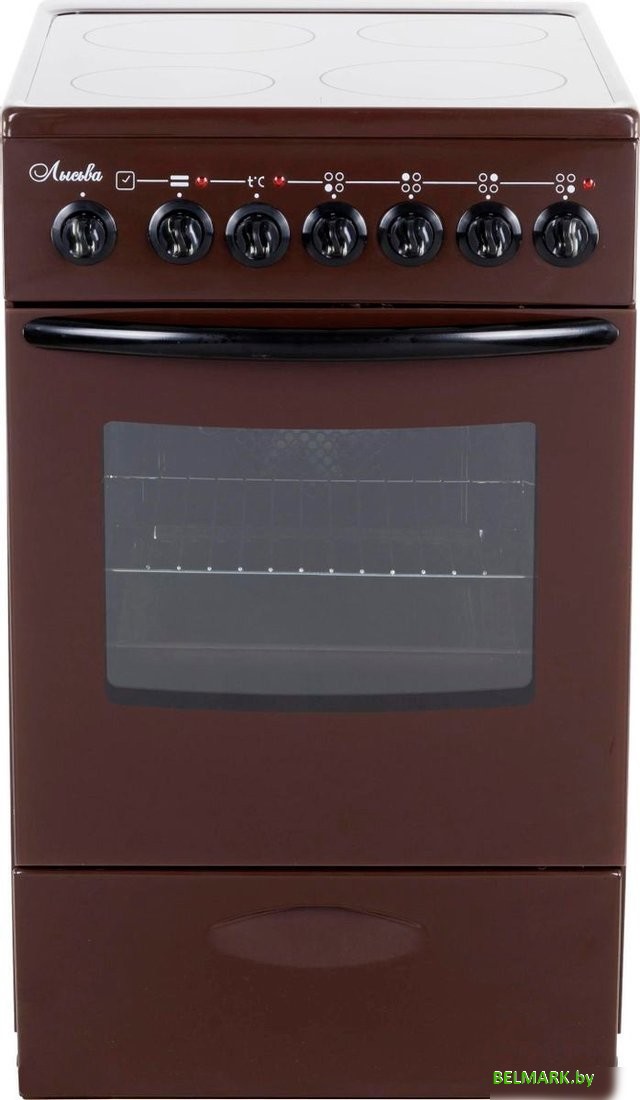 Кухонная плита Лысьва EF4006MK00 (без крышки, коричневый) - фото