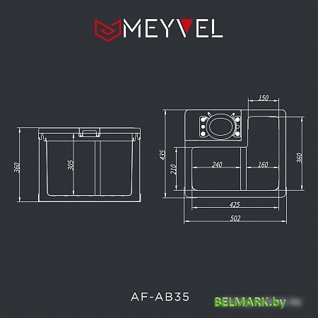 Компрессорный автохолодильник Meyvel AF-AB35 - фото2