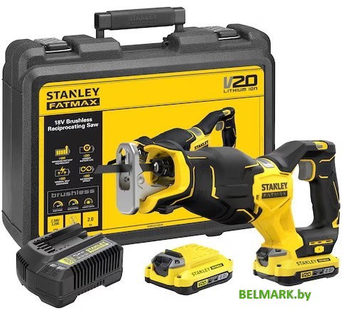 Сабельная пила Stanley SFMCS310D2K (с 2-мя АКБ) - фото