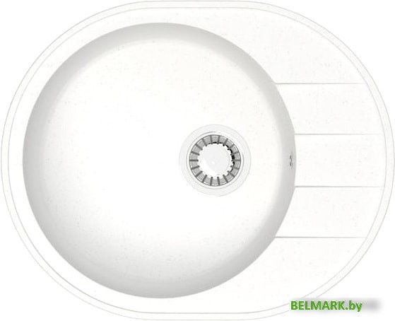 Кухонная мойка Berge BR-6201 (белый матовый) - фото