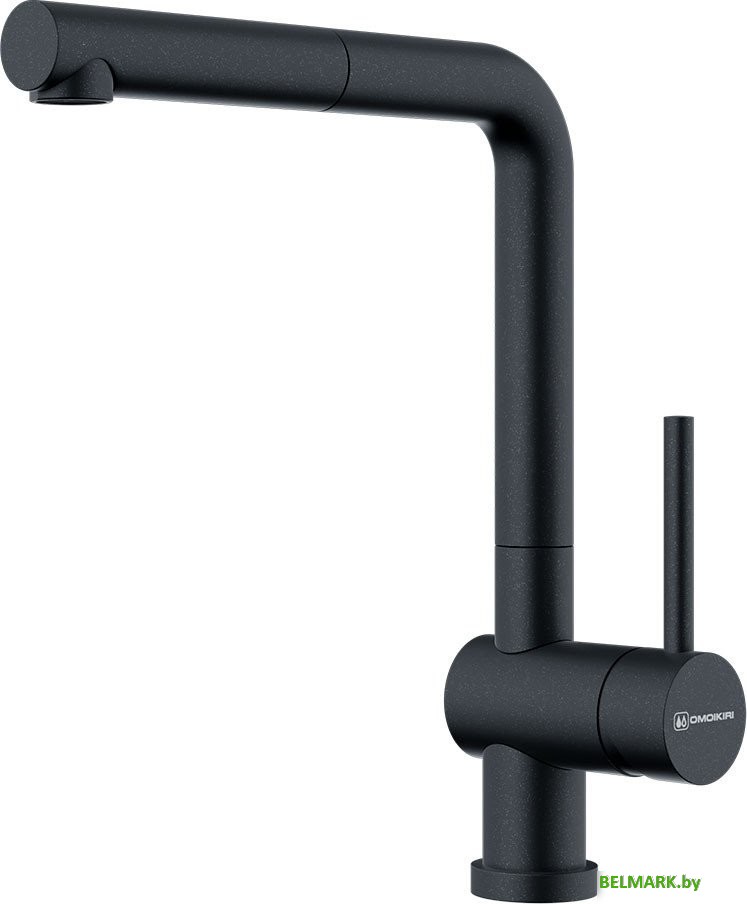 Смеситель Omoikiri Akashi-S-BL (латунь/черный) - фото