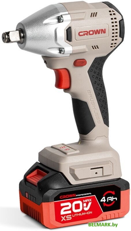 Гайковерт Crown CT22046XS-4 BMC (с 2-мя АКБ, кейс) - фото