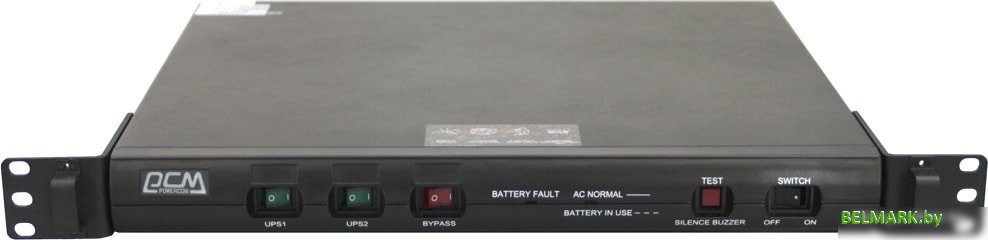 Источник бесперебойного питания Powercom King Pro RM KIN-1000AP-RM-1U - фото