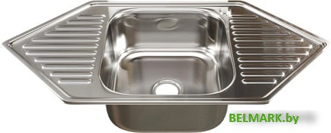 Кухонная мойка Mixline 532313 (полированная, 0.8 мм) - фото