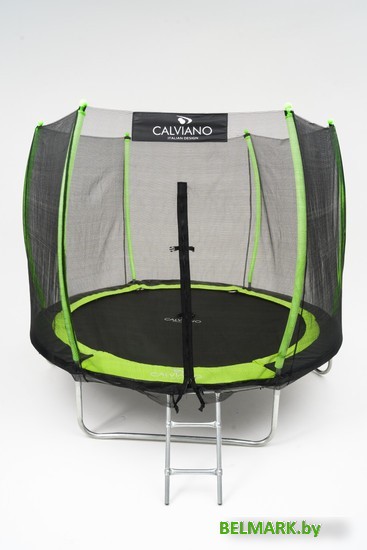Батут Calviano Outside Master Green 312 см - 10ft (внешняя сетка, с лестницей) - фото2