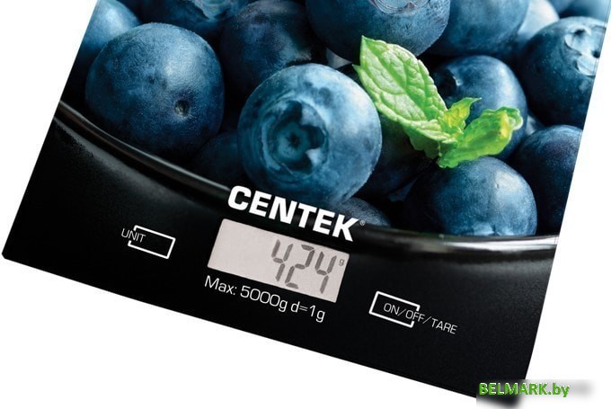 Кухонные весы CENTEK CT-2462 Голубика - фото2