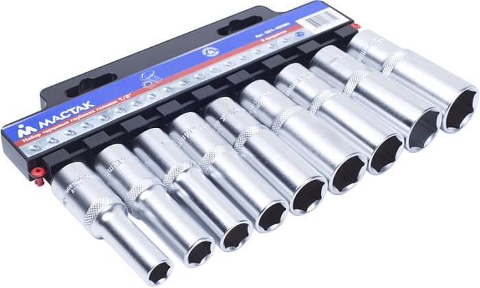 Набор головок слесарных Мастак 001-4009H - фото2