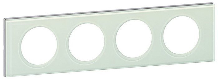 Рамка Legrand Celiane 69314 (Смальта белая глина) - фото