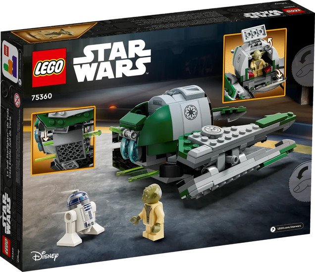 Конструктор LEGO Star Wars 75360 Джедайский истребитель Йоды - фото2