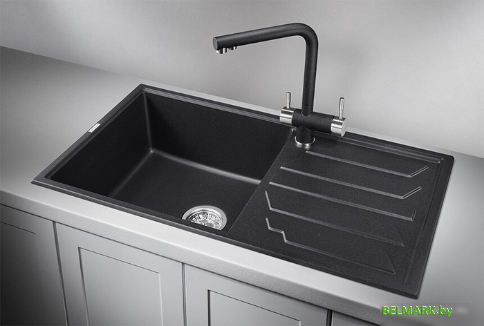 Кухонная мойка Granula GR-8601 (черный) - фото2