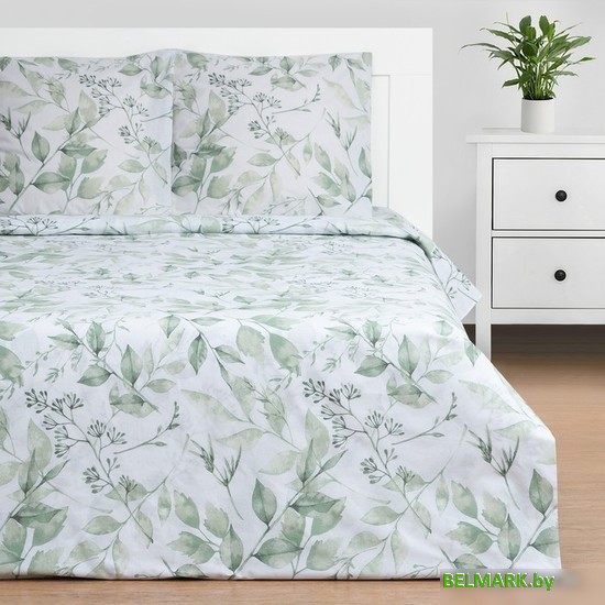 Постельное белье Этель Акварельные листья 7880908 - фото