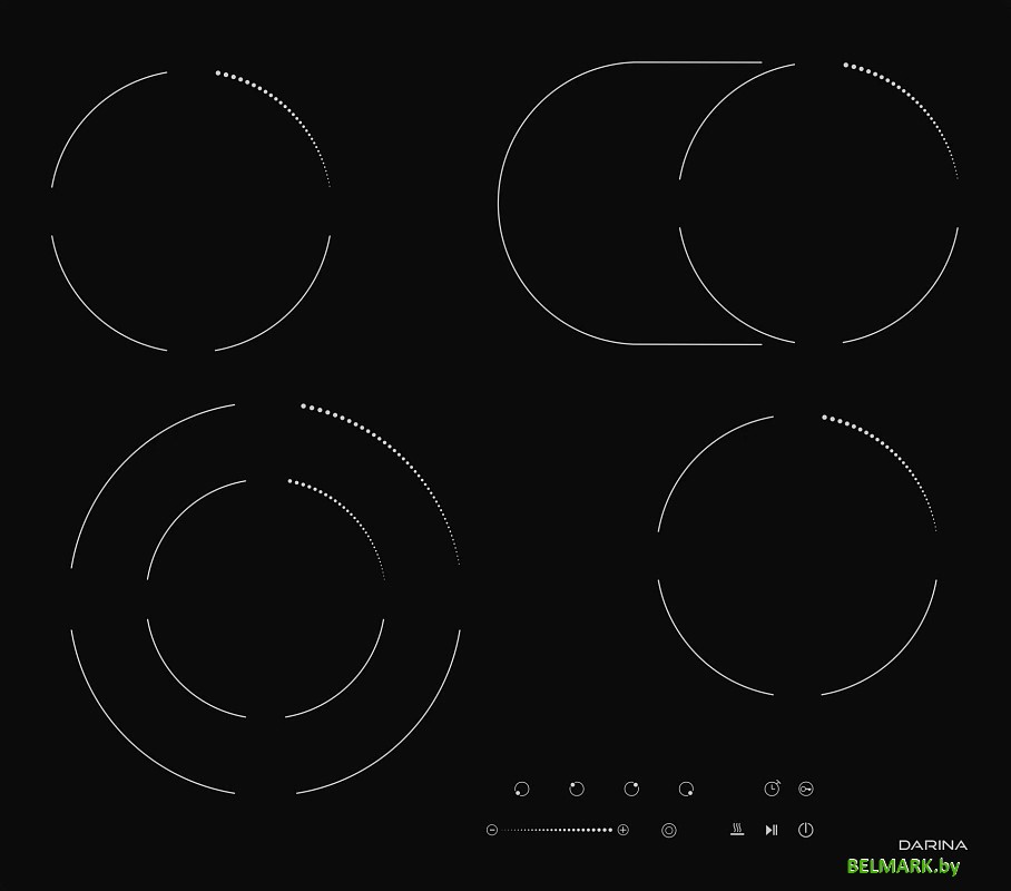 Варочная панель Darina 6P E328 B - фото