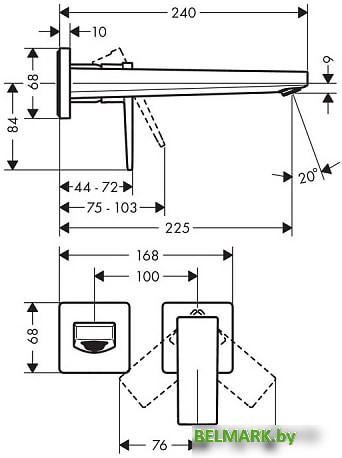 Смеситель Hansgrohe Metropol 32526340 - фото2