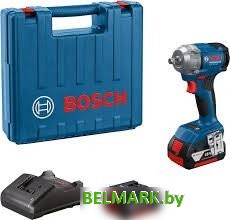 Гайковерт Bosch GDS 18V-350 Professional 06019M5021 (с 2-мя АКБ, кейс) - фото